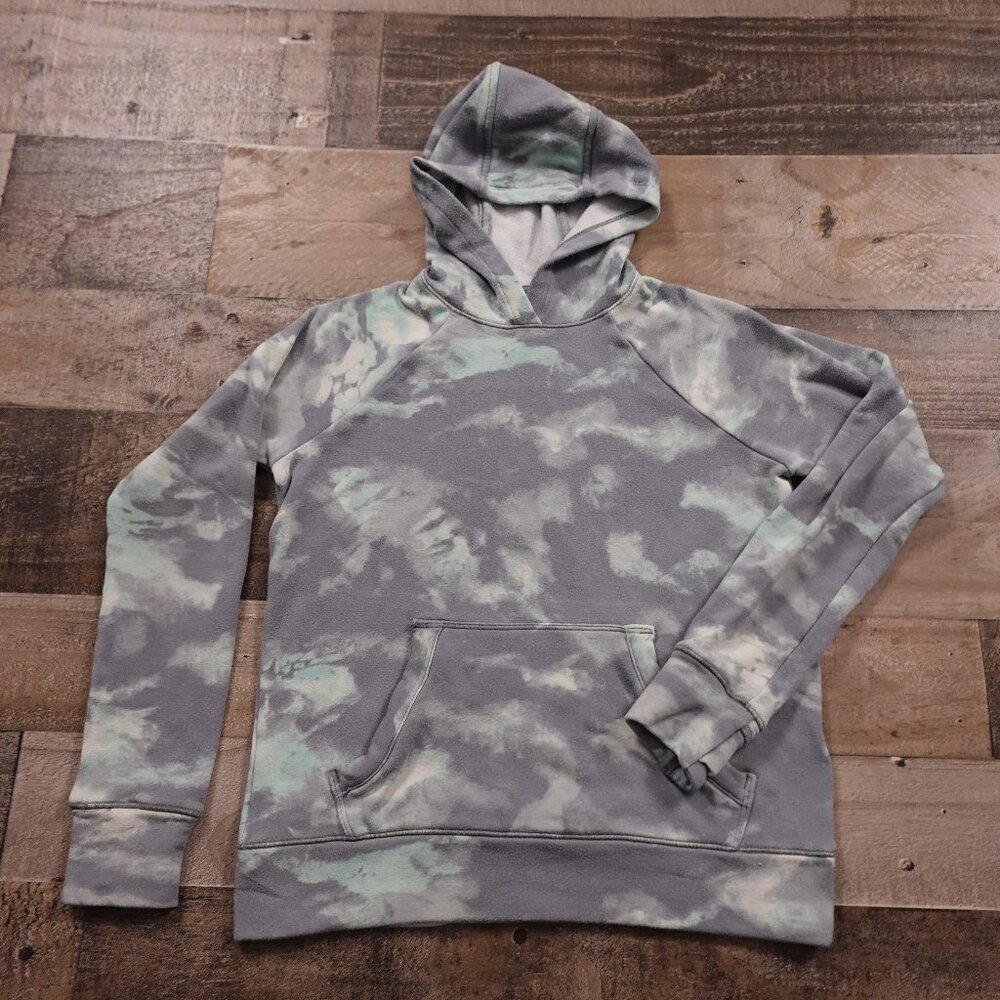 Athleta Girl In Your Element Hoodie 2.0 girls small 7 tie‎ dye